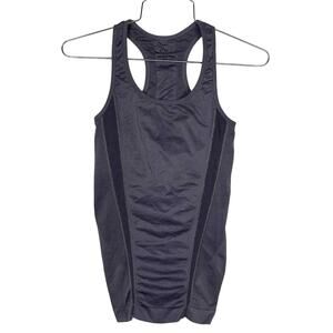 0 TO 5 | Gray Stretch Racerback Sleeveless Sports Bra Tank Top